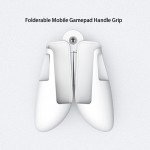 Wholesale Universal Mobile Game Grip Controller Gamepad Clutch Handle Holder for Cell Phone (White)